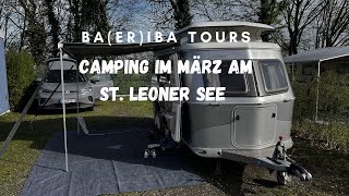 Camping im März am St Leoner See Erholungsanlage [upl. by Nocaj]