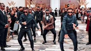 Groomsmen Danced all out  Epic Congolese Wedding Dance Fenton24 [upl. by Marnia]