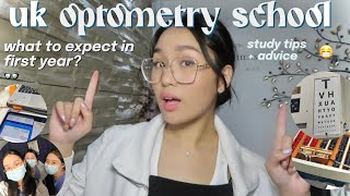 what to expect in first year undergraduate optometry  advice UK 👓 [upl. by Rimaj]