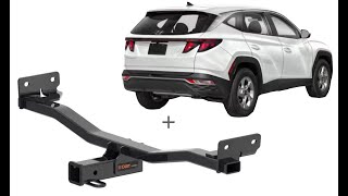 Curt Trailer Hitch Install 2024 Hyundai Tucson [upl. by Rolecnahc]