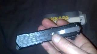 Couteau Automatique SCHRADE Viper  OTF Switchblade [upl. by Ledba]