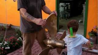 DIY Boat Propeller  Part 9  Machining and Balancing [upl. by Akli]