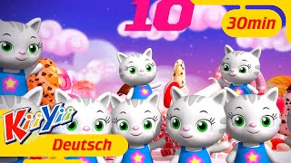 10 Tierkinder  Kii Yii  Kinderlieder und Cartoons [upl. by Gaivn278]