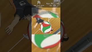 Learn Kanji With Anime quot角quot Angle anime kanji [upl. by Amsa]