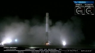 Historic Landing of Falcon 9 First Stage at Landing Zone 1 OG2 Mission [upl. by Niroc169]