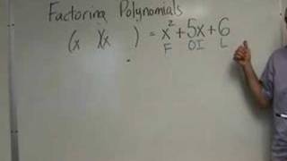 Algebra  Introduction to Factoring Trinomials [upl. by Loveridge]