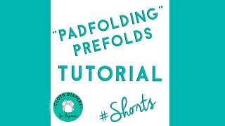 How to Use a Prefold Cloth Diaper Padfolding Method Shorts [upl. by Nbi]