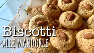 BISCOTTI ALLE MANDORLE  ricetta senza burro [upl. by Graybill]