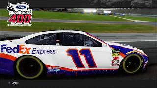 Nascar  Dixie Vodka 400 Full Race Highlights  Nascar Cup Series 2020 Nascar Heat 4 Gameplay [upl. by Lleksah]