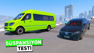 Mercedes Ailesi Arabalar Süspansiyon Testinde  GTA 5 [upl. by Vivianne632]