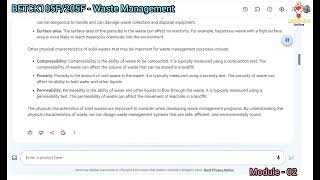 11 Physical and Chemical characteristics of solid wastes [upl. by Eninej]