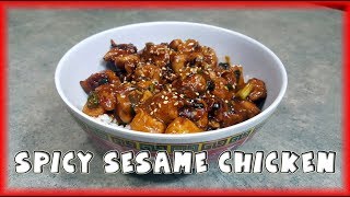 Spicy Sesame Chicken  Cosori Pressure Cooker [upl. by Buyse]