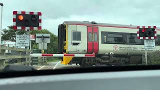 Tygwyn Station Level Crossing in Gwynedd [upl. by Carthy]