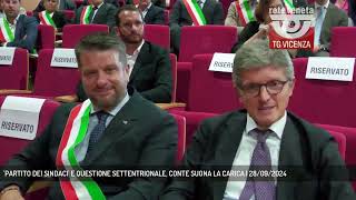 PARTITO DEI SINDACI E QUESTIONE SETTENTRIONALE CONTE SUONA LA CARICA  28092024 [upl. by Annoya413]