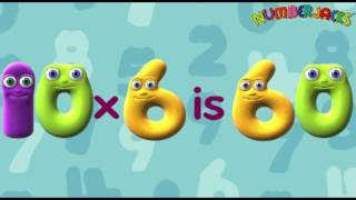 6 Times Table song  Numberjacks [upl. by Zsazsa]