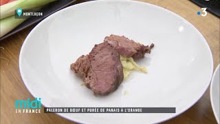 Paleron de boeuf et purée de panais à lorange [upl. by Yeldud]