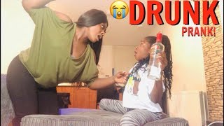 8 YEAR OLD DRUNK PRANK ON MOM  GONE WRONG😱  prank wars [upl. by Omero]