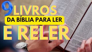 9 LIVROS DA BÃBLIA PARA LER E RELER biblia bÃ­bliafalada leiturabiblica livrosevangelicos [upl. by Bonis]