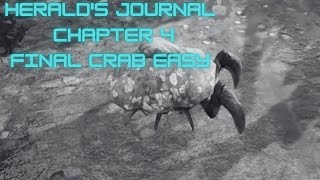 Heralds Journal Chapter 4 LEVEL V Crab TRICK EASY  BLACKDESERTONLINE [upl. by Nylimaj]