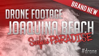 Joaquina beach in brazil  Aerial Drone footage  Surf paradise  DJ Phantom Video [upl. by Dole]