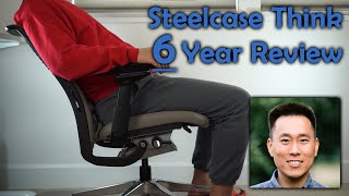 Steelcase Think Chair  6 Year Use Review  How to Adjust [upl. by Kimberley]