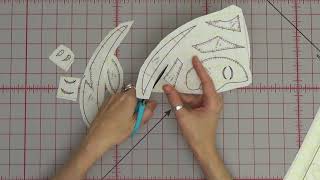 Fusible Applique Basics  How to Trace Cut and Fuse Applique Shapes [upl. by Klenk]