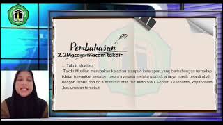 tugas makalah TAUHID ASWAJA tentang pembahasan qadha dan qadar Allah [upl. by Elodia]