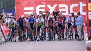 Cyclocross Beringen Men Elite 50fps 08 Oct 2023 [upl. by Shane]