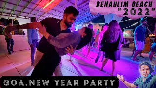 2022 NEW YEAR PARTY  BENAULIM BEACH  2022  PARTY  DISCO SHACK GOA  SOUTH GOA [upl. by Kreis595]