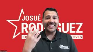 Josue Rodriguez America First Candidate for Iowa State House D97 Promotes Trump Force 47 [upl. by Oap]