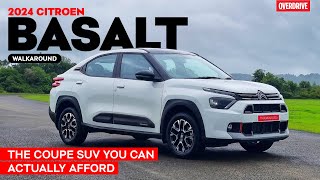 2024 Citroen Basalt walkaround  all the details you should know I odmag [upl. by Flanna]