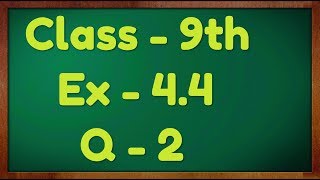 Class  9th Ex  44 Q 2 Linear Equation in Two Variable Maths NCERT CBSE [upl. by Atinad759]