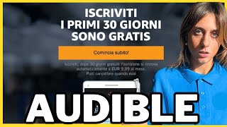 COME cancellare ABBONAMENTO AUDIBLE  TUTORIAL [upl. by Lias]