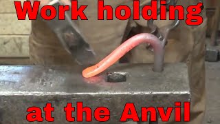 Work holding options for the anvil – blacksmithing for beginners [upl. by Luke]