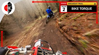 Berm Buster  GASGAS Loop 🔴 BREAKOUT TRAIL ⚠️ Bike Torque Grade 2 [upl. by Ynatil]