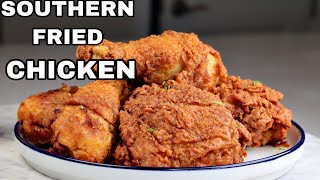 How To Make Southern Fried Chicken Crispy Fried Chicken  Buttermilk Fried Chicken Recipe [upl. by Naesad]