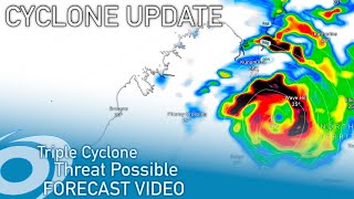 Three Tropical Cyclones are Forecast to Develop and Intensify Across Australia’s North Next Week [upl. by Brant]