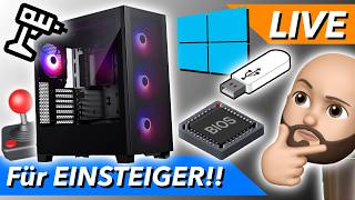 GAMING PC einrichten in ECHTZEIT für Anfänger BIOS Update Treiber amp Windows 11 Installation [upl. by Yanahc]