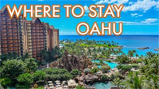 Where to Stay on Oahu Hawaii 2024  Oahu and Honolulu Resorts and Hotels [upl. by Kurth]