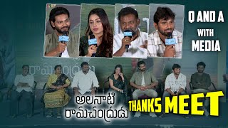 Alanaati Ramachandrudu Movie Team QampA Thanks Meet  Krishna Vamsi  Moksha TBM [upl. by Gnohp]