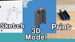 Designing Your First Functional 3D Printed Parts  Basic Fusion 360 3D Printing [upl. by Holly]