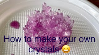 190 Can You Make Your Own Crystals Lets see [upl. by Ursula]