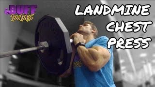 How to Perform Landmine Chest Press  Upper Chest Exercise [upl. by Teuton]