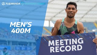 Wayde Van Niekerk continues comeback with 400m win in Silesia  Wanda Diamond League 2023 [upl. by Hansen]