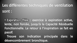 Kinésithérapie Respiratoire 5  Les Exercices Respiratoires [upl. by Wessling610]