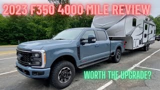 2023 Ford F350 TREMOR High output power stroke diesel 4000 mile reviewworth it fordtrucks [upl. by Jami]