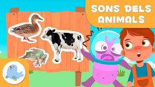 Els SONS DELS ANIMALS per a nens en català  Episodi 1 [upl. by Ahsirhcal573]