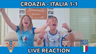 CROAZIA  ITALIA 11 LIVE REACTION SCATENATA [upl. by Pomfrey]