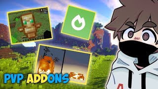 Top 3 Best PvP ModsAddons For Minecraft PE 120  PVP Mods MCPE [upl. by Ahsiemal]