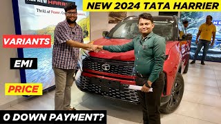 New 2024 Tata Harrier Facelift ❤️  EMI Down Payment All Variants Price Financing [upl. by Vilhelmina]